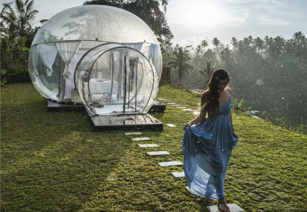 garden igloo bubble tent