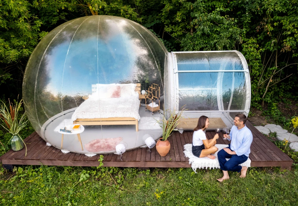 inflatable bubble tent transparent